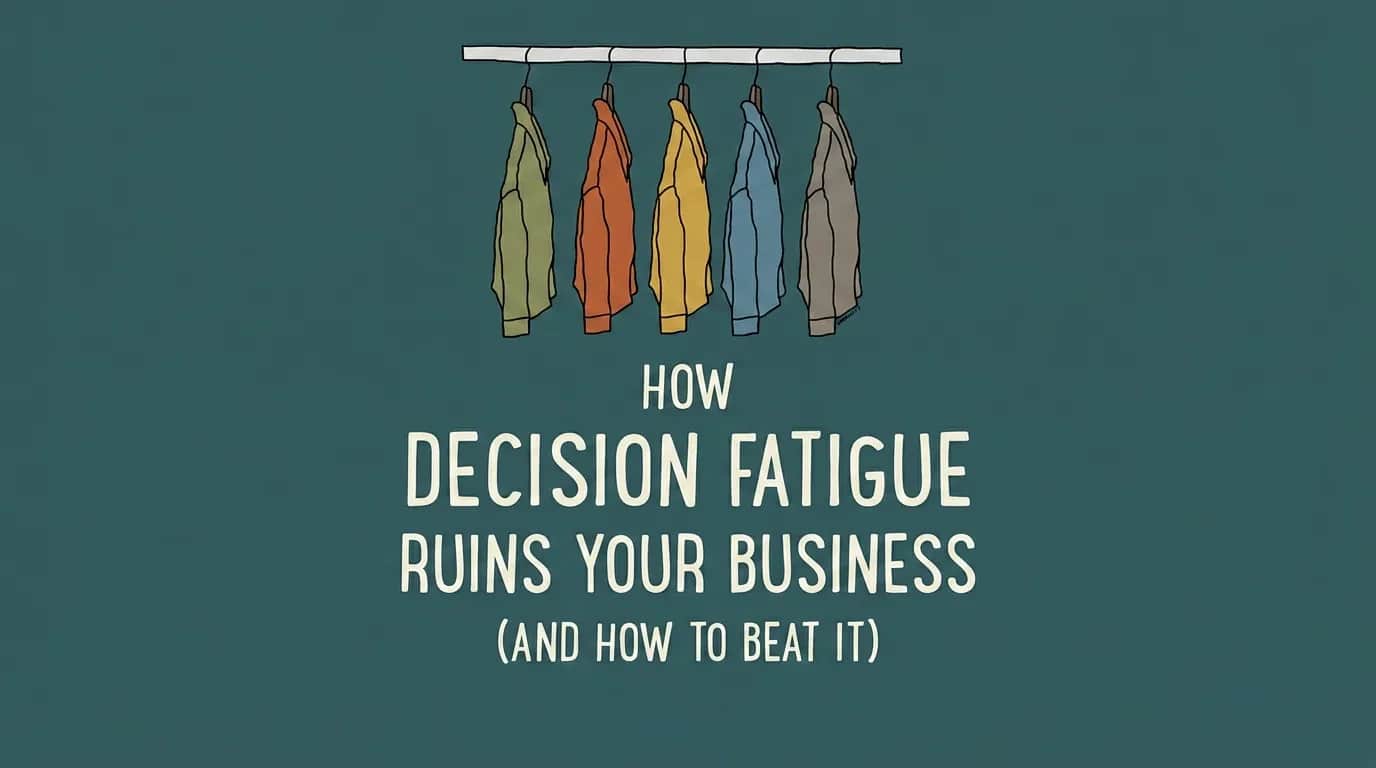 Decision Fatigue in Website Design: Why Less Sells More